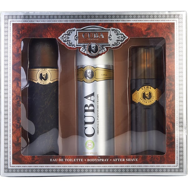 Cuba Gold 3 Piece Luxury Gift Set