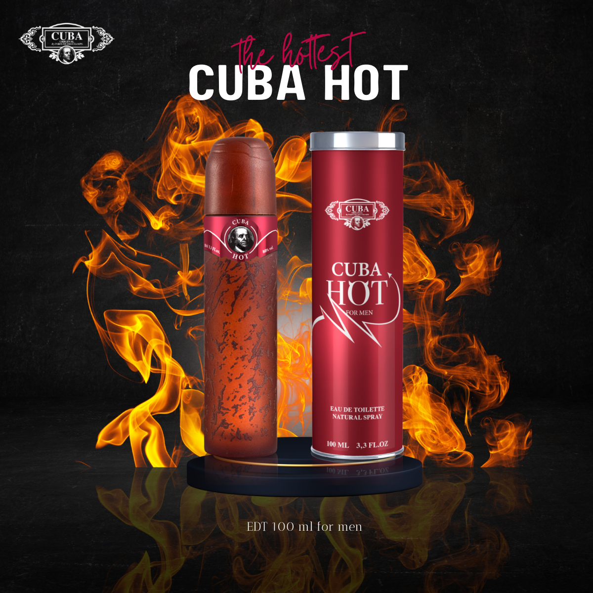 Cuba Hot For Men EDT Spray 100ml