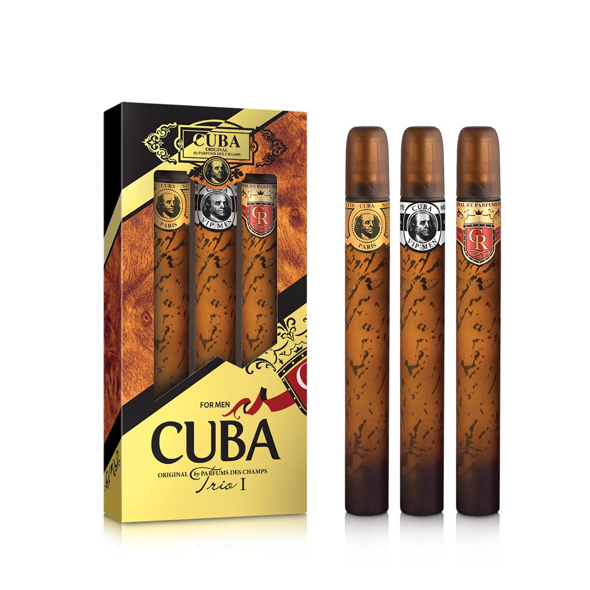 CUBA TRIO I 3 CIGARS MEN 3 X EDT 35ML