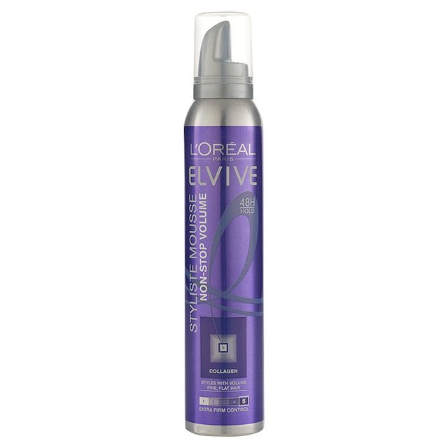 L'Oreal Paris Elvive Styliste Non-Stop Volume Extra Firm Mousse 200ml