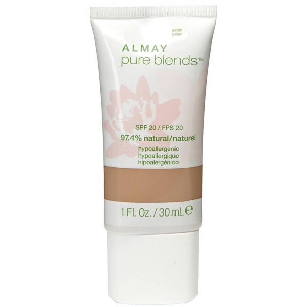 Almay  Pure Blends SPF20 97.4% Natural Hypoallergenic Makeup Base
