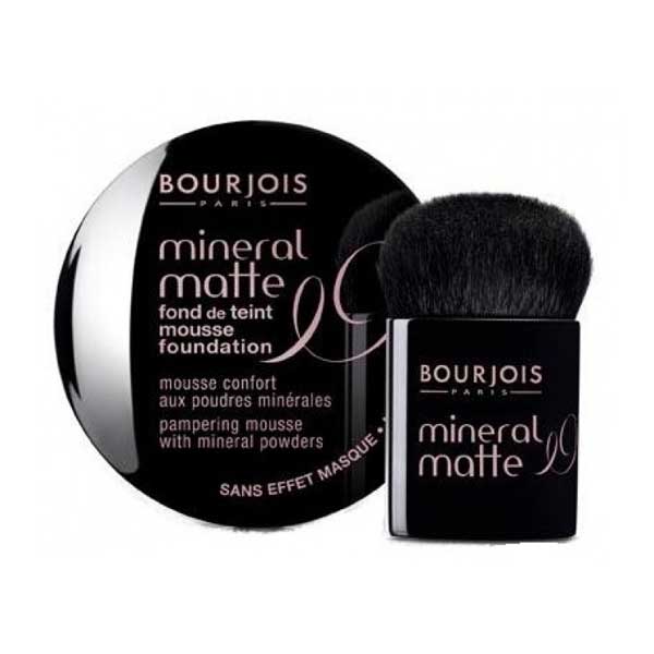 Bourjois Mineral Matte Mousse Foundation With Perfecting Brush 
