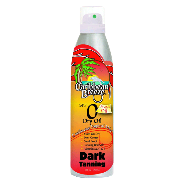 Caribbean Breeze Spf 0 Continuous Tropical Mist-Dry Oil 6 oz.