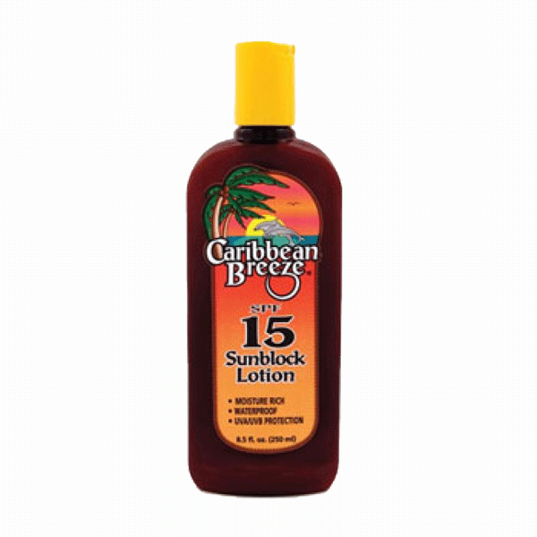 Caribbean Breeze Spf 15 Sunblock Lotion 8.5 oz