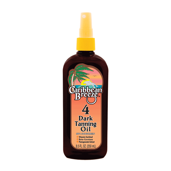 Caribbean Breeze Spf 4 Dark Tanning Oil 
