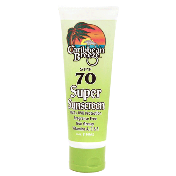 Caribbean Breeze Spf 70 Super Sunscreen 4 oz.