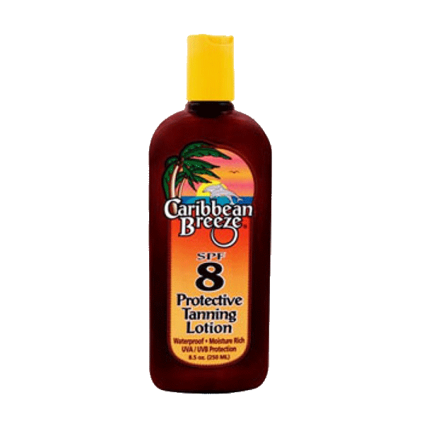Caribbean Breeze Spf 8 Protective Tanning Lotion 