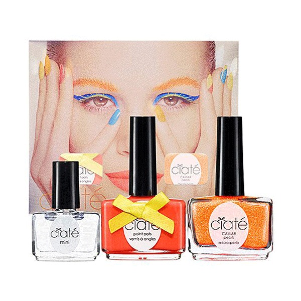 Ciate Corrupted Neon Manicure Club Tropicana Cha Cha Cha Orange Nail Polish Set