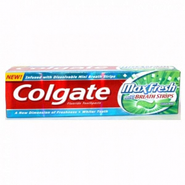 Colgate New MaxFresh with Mini Breath Strips Clean Mint 100ml – east ...
