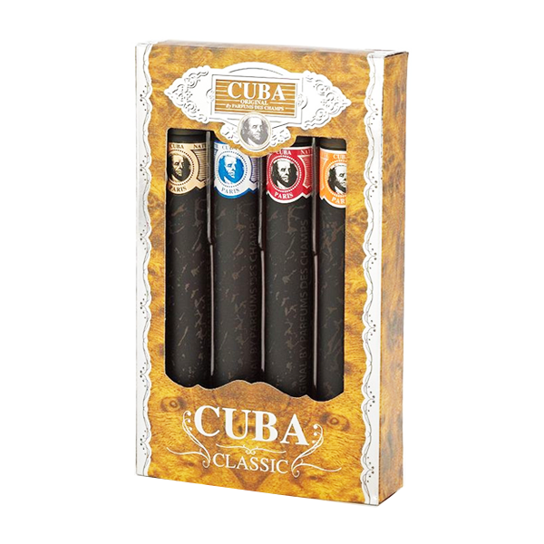 Cuba 4 Pcs Classic Gift Set Eau De Toilette 35ml