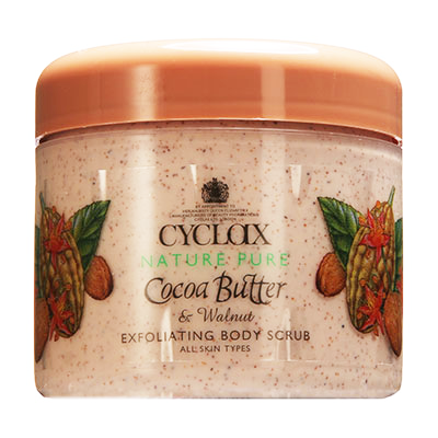 Cyclax Cocoa Butter & Walnut Body Scrub 300ml