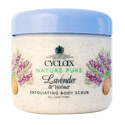 Cyclax Nature Pure Lavender & Walnut Exfoliating Body Scrub 300ml