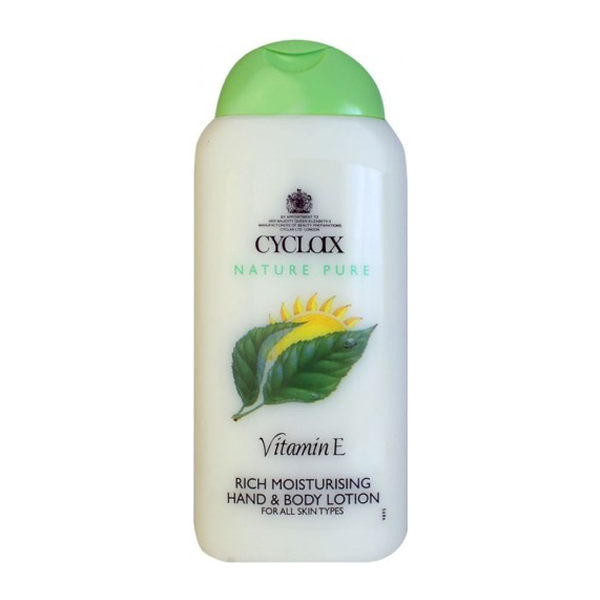 Cyclax Nature Pure Vitamin E Moisturising Hand & Body Lotion 300ml