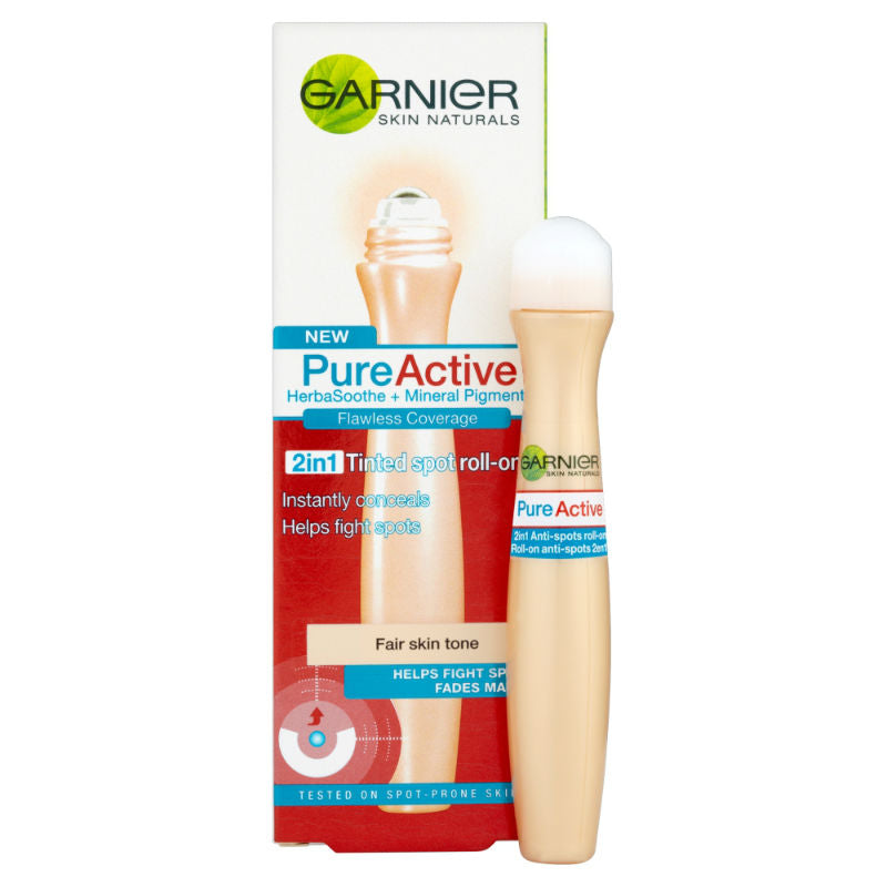 Garnier Pure Active 2in1 Tinted Spot Roll on Fair Skin Tone 15ml