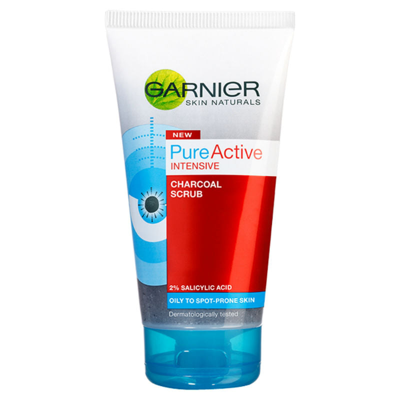 Garnier Skin Naturals Pure Active Intensive Charcoal Scrub 150ml