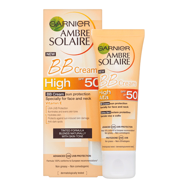 Garnier Ambre Solaire BB Cream Sun Protection High SPF50 50ml
