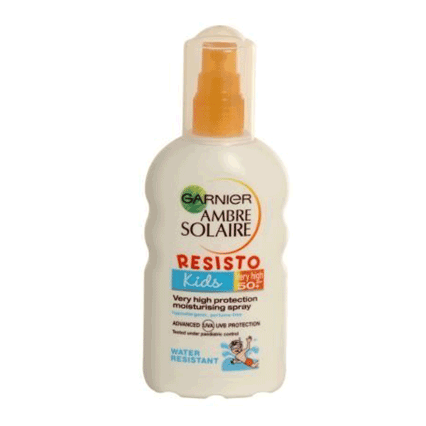 Garnier Ambre Solaire Resisto Kids Very High Protection Moisturising Spray SPF50+ 200ml