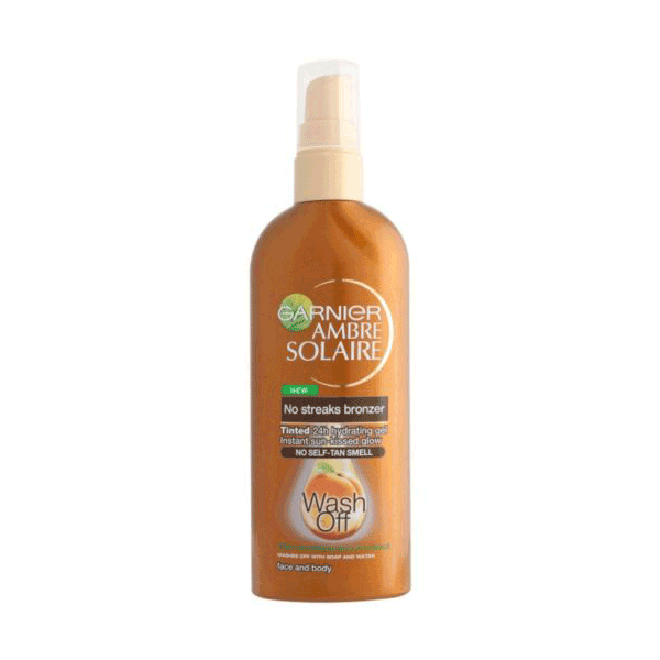 Garnier Ambre Solaire Wash Off No Streaks Bronzer Tinted 24H Hydrating Gel 150ml