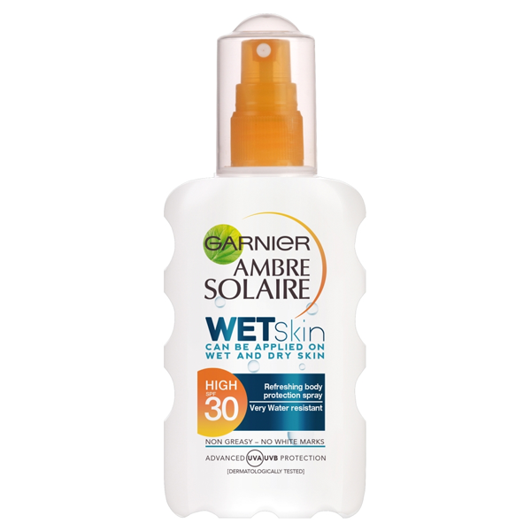 Garnier Ambre Solaire Wet Skin Protection SPF30 200ml