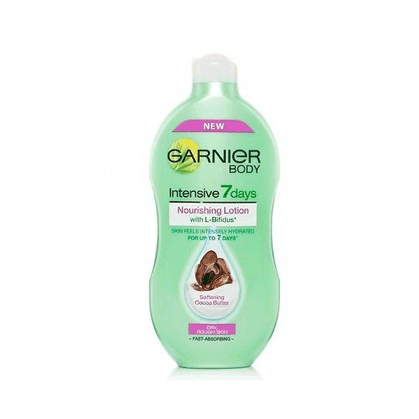 Garnier Body Intensive 7days Nourishing Lotion Softening Cocoa Butter Dry Rough Skin 250ml