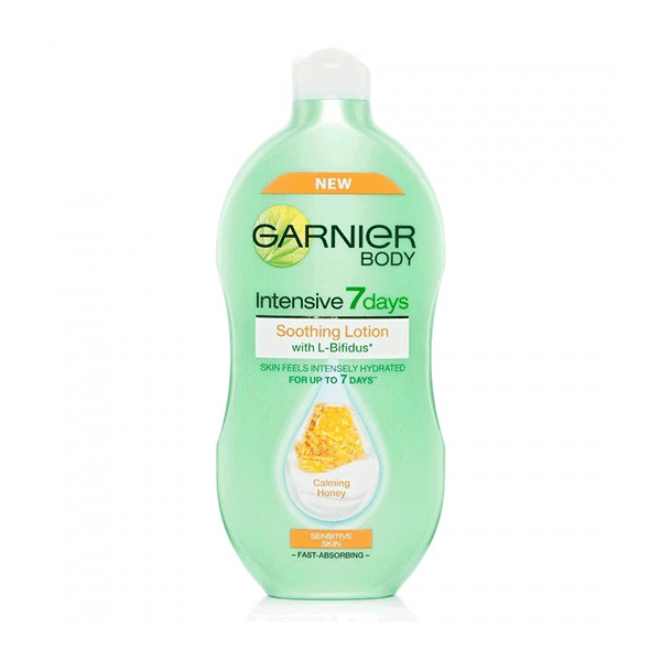Garnier Body Intensive 7days Soothing Lotion Calming Honey Sensitive Skin Honey Milk 250ml