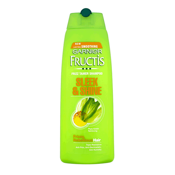 Garnier Fructis Frizz Tamer Shampoo Sleek & Shine For Frizzy Hair 400ml