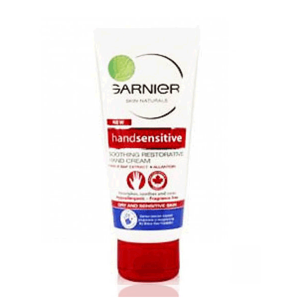 Garnier Hand Sensitive Soothing Restorative Hand Cream 100ml - Dry & Sensitive Skin