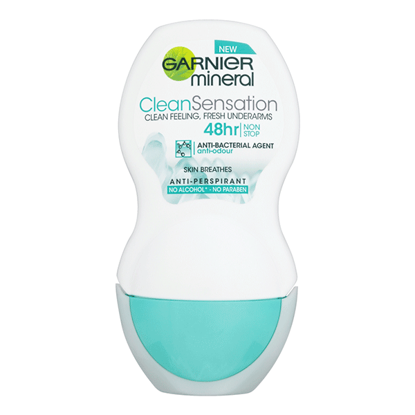 Garnier Mineral Clean Sensation Roll-On Deodorant 50ml