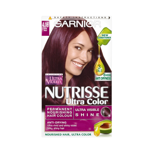 Garnier Nutrisse Ultra Permanent Hair Colour 4.16 Violet