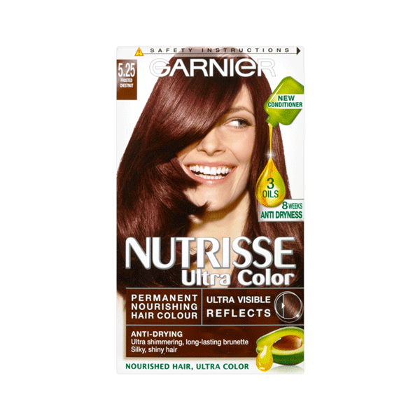 Garnier Nutrisse Ultra Permanent Hair Colour 5.25 Chestnut