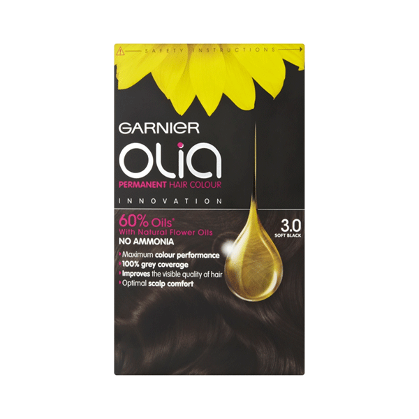 Garnier Olia Hair Colour 3.0 Soft Black