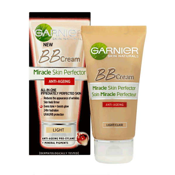Garnier Skin Naturals BB Cream Miracle Skin Perfector Anti-Ageing - Light 50ml
