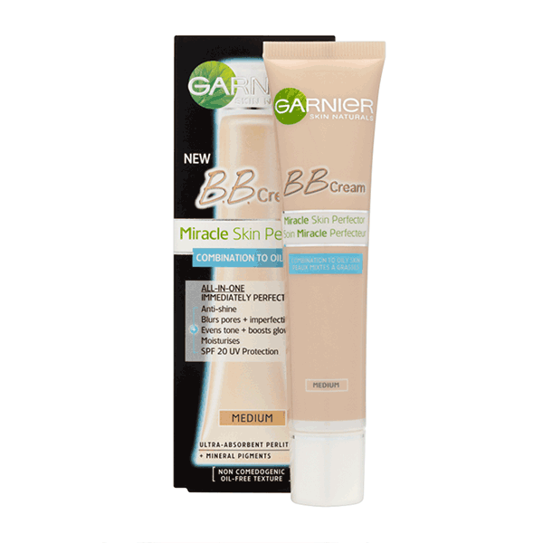Garnier Skin Naturals BB Cream Miracle Skin Perfector Oil Free - Medium 40ml
