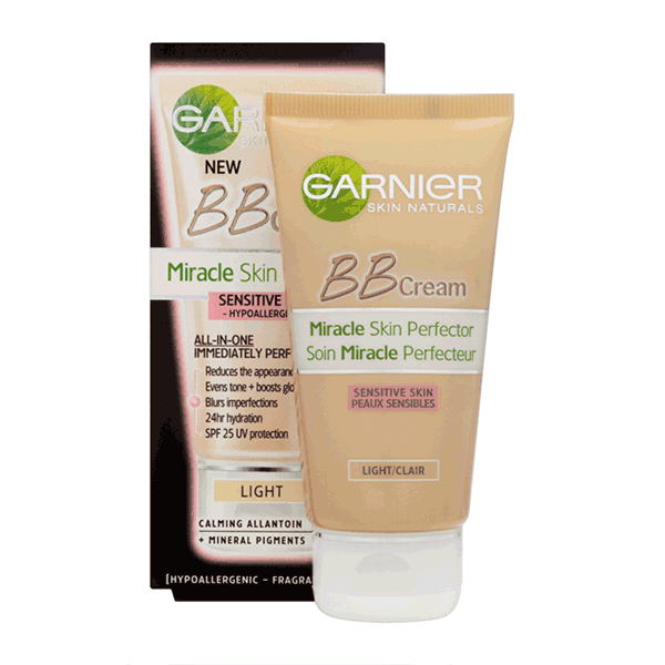 Garnier Skin Naturals BB Cream Miracle Skin Perfector Sensitive - Light 50ml