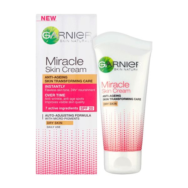 Garnier Skin Naturals Miracle Skin Cream Dry Skin 50ml