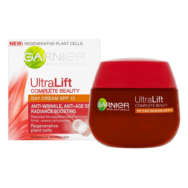 Garnier Skin Naturals UltraLift SPF 15 Anti Wrinkle and Anti Age Spot Cream 50ml