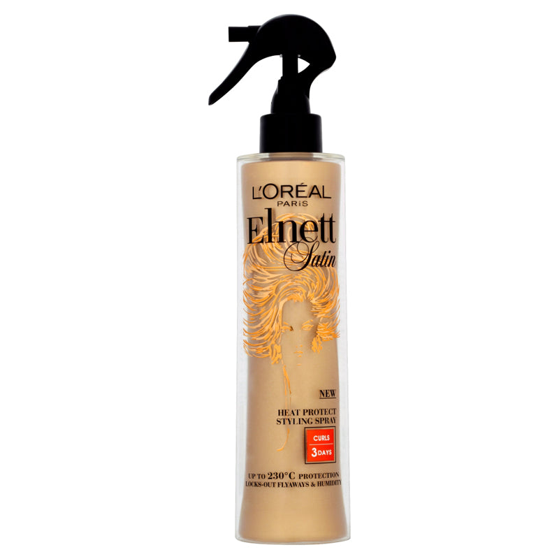 L'Oreal Elnett Satin Heat Protect Styling Spray Waves 170ml