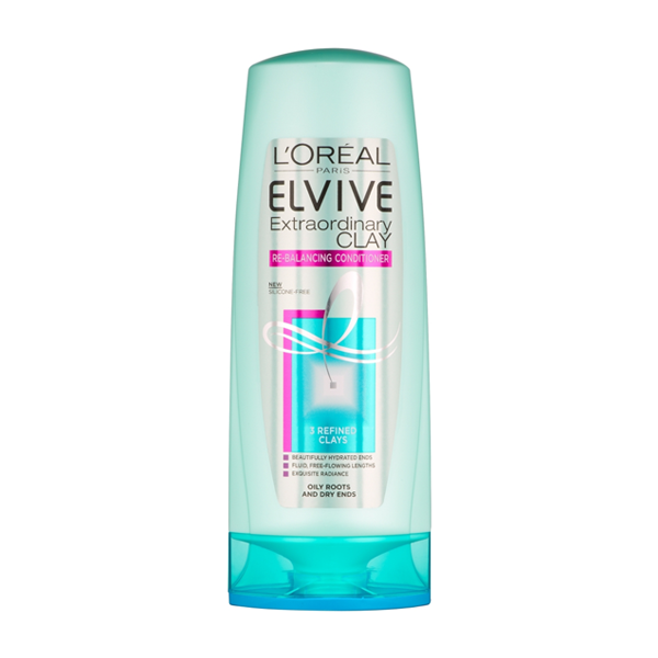 L'Oreal Elvive Extraordinary Clay Re-Balancing Conditioner 400ml
