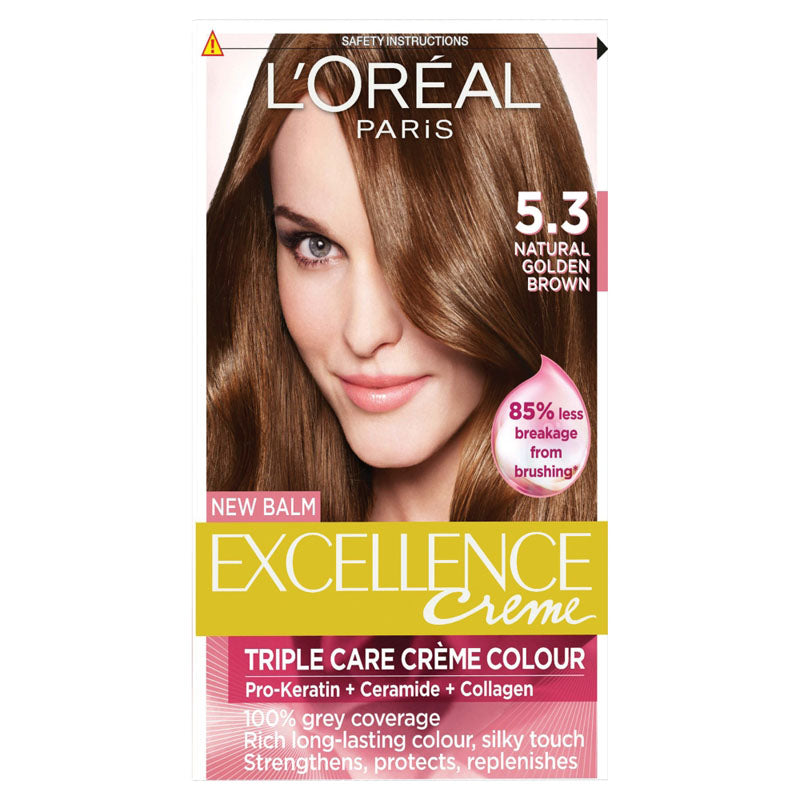 L'Oreal Excellence Creme Colour Golden Brown 5.3