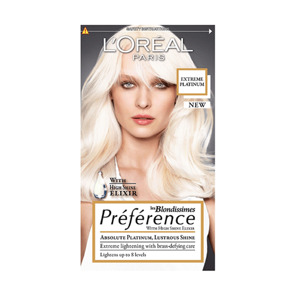 L'Oreal Les Blondissimes Preference Permanent Hair Colour Extreme Platinum