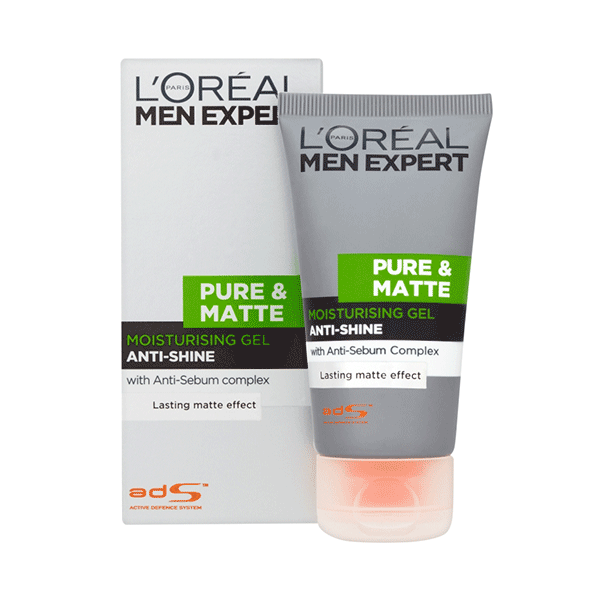 L'Oreal Paris Men Expert Pure & Matte Anti-Shine Moisturising Gel 50ml