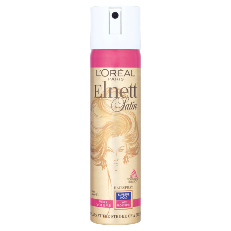 L'Oreal Paris Elnett Satin Hairspray Very Volume Supreme Hold 75ml