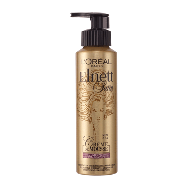 L'Oreal Paris Elnett Satin Strong Hold Curl Creme Mousse 200ml