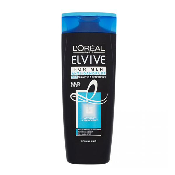 L'Oreal Paris Elvive for Men Anti-Dandruff 2in1 Shampoo & Conditioner - 400ml