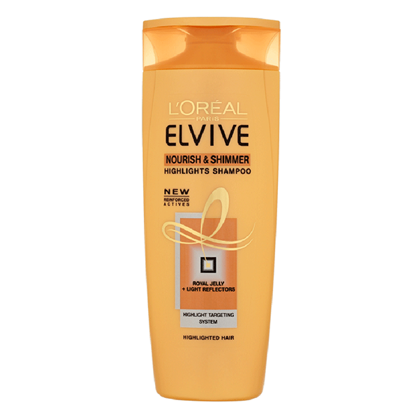 L'Oreal Paris Elvive Nourish & Shimmer Highlights Shampoo - 250ml