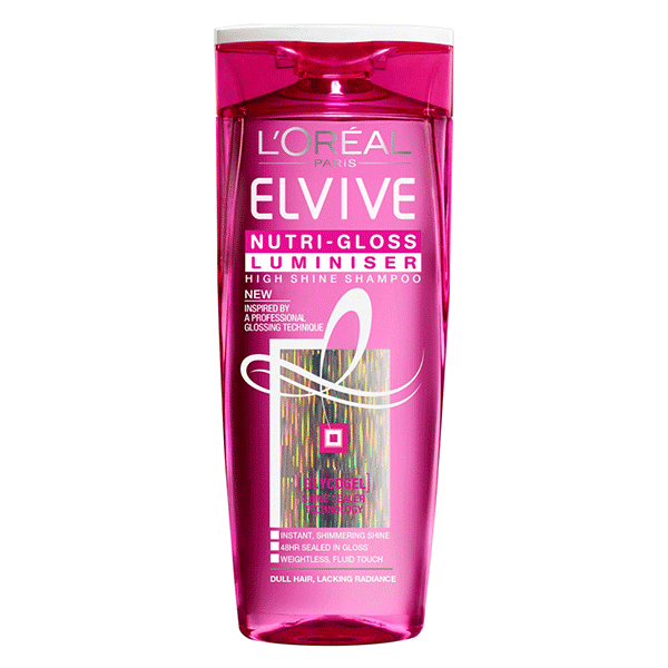 L'Oreal Paris Elvive Nutri-Gloss Luminiser High Shine Shampoo 400ml