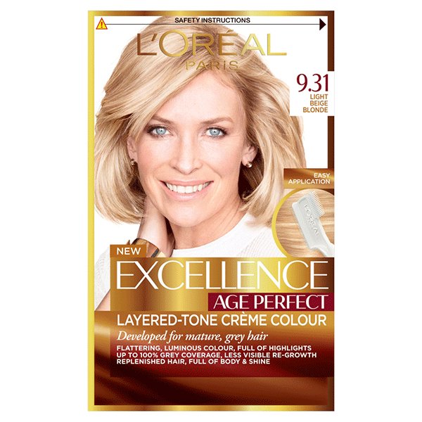 L'Oreal Paris Excellence Age Perfect Creme Colour 9.31 Light Beige Blonde