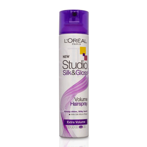L'Oreal Paris Studio Line Silk & Gloss Volume Hairspray 250ml