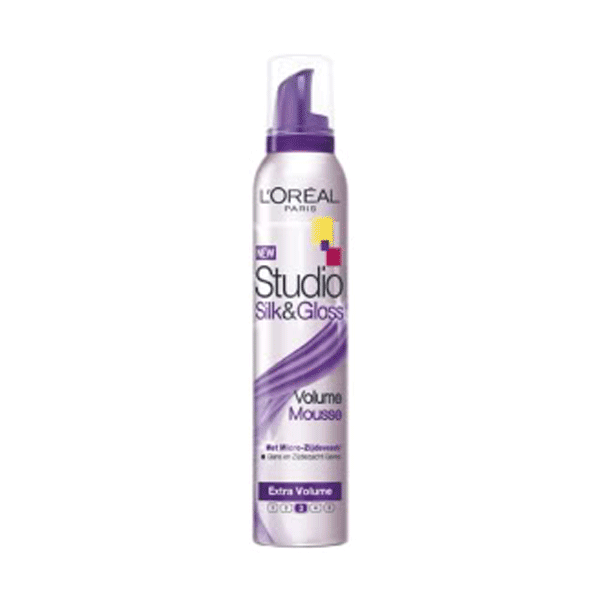 L'Oreal Paris Studio Line Silk & Gloss Volume Mousse 200ml