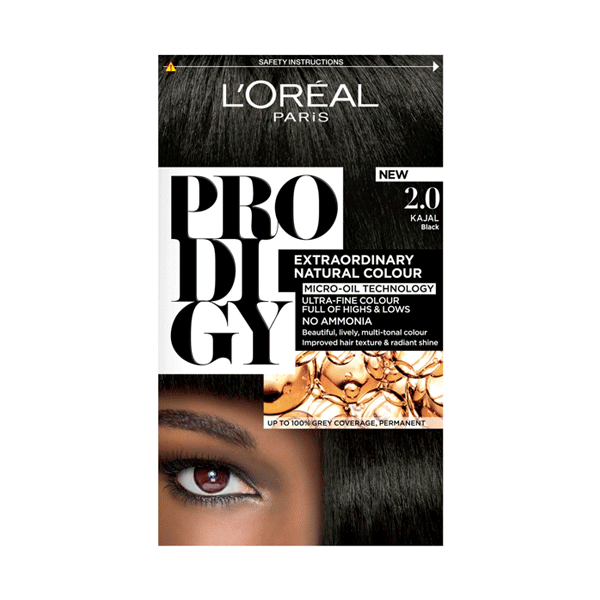L'Oreal Prodigy Permanent Hair Colour 2.0 Kajal - East End Cosmetics ...